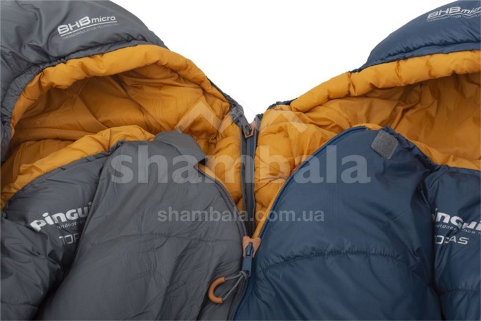 Спальный мешок Pinguin Micra (6/1°C), 195 см - Right Zip, Green (PNG 230444) 2020