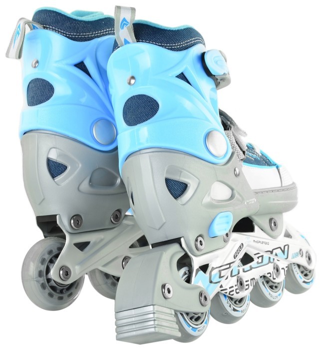 Раздвижные ролики Action KIRE/Blue/33-36