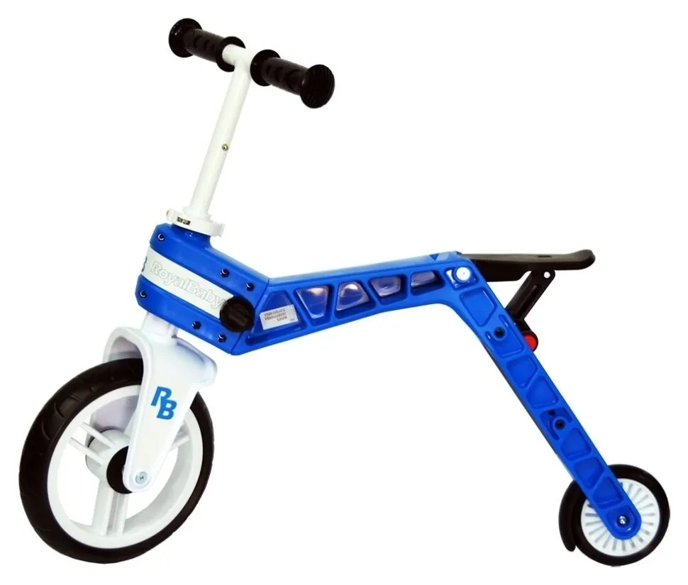 Беговел-самокат Real Baby синій (DSP-05/BLUE)