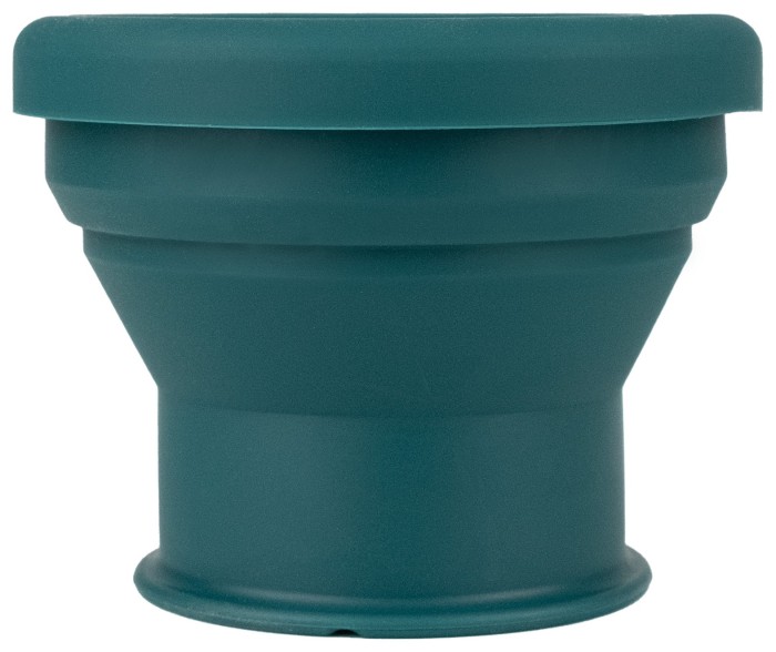 Стакан Tribe Collapsible Shot 90 мл з кришкою силіконовий T-FF-0030, ocean