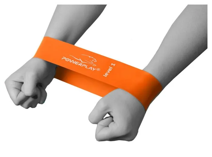 Резинка для фітнесу PowerPlay 4140 Level 1 Stretch Band (1-5 кг.) Помаранчева