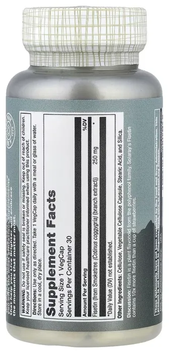 Fisetin 250mg - 30 vcaps