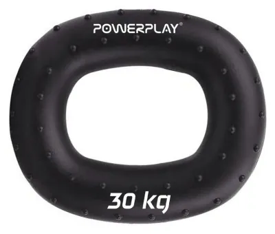 Эспандер кистевой силиконовый PowerPlay PP-4337 Hand Grip Hard 30 кг. Черный