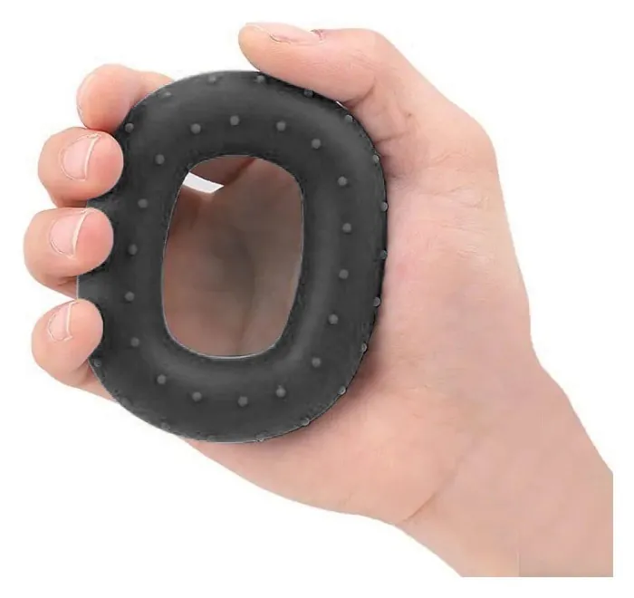Эспандер кистевой силиконовый PowerPlay PP-4337 Hand Grip Hard 30 кг. Черный