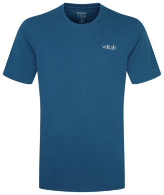 Футболка чоловіча Rab Stance Mountain Peak Tee, Tempest Blue