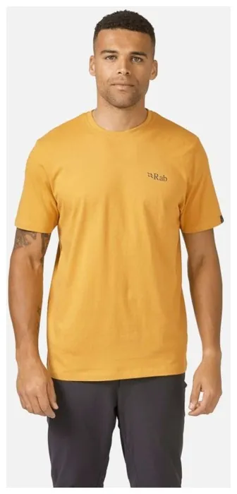 Футболка чоловіча Rab Stance Mountain Peak Tee, Tempest Blue
