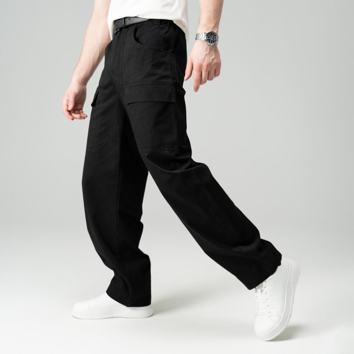 Штани-карго Pobedov Axis Чорний S PNcr3 164Sba, укр, укр