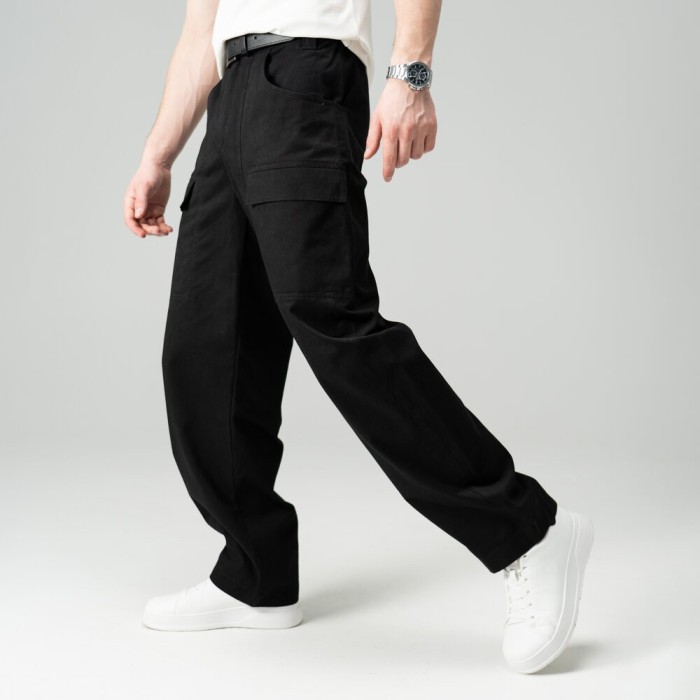 Штани-карго Pobedov Axis Чорний S PNcr3 164Sba, укр, укр