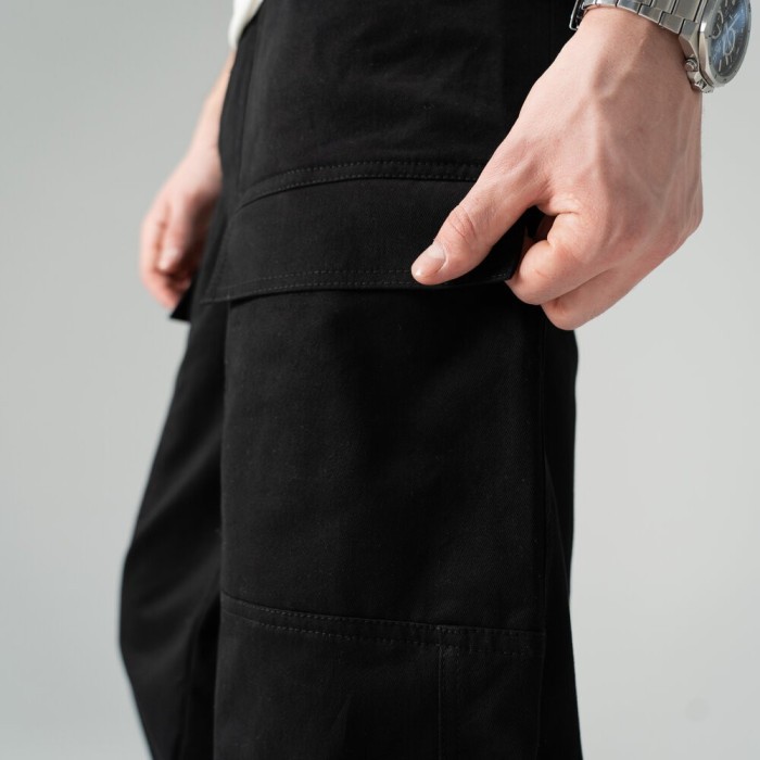 Штани-карго Pobedov Axis Чорний S PNcr3 164Sba, укр, укр