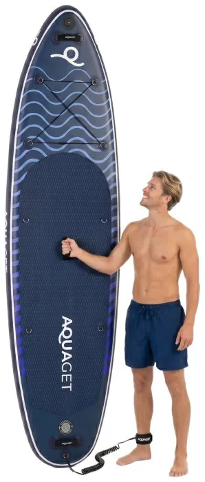 Надувная SUP доска Aquaget 320 см с веслом AQ0046 Navy Blue/Black
