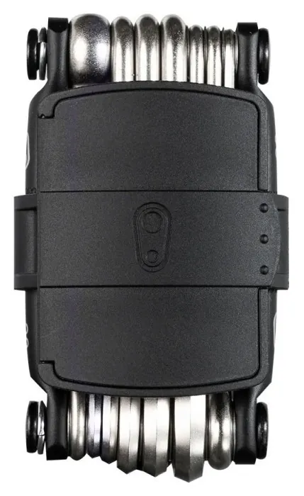 Мультитул Crankbrothers M20, 2/2.5/3/4/5/6/8мм, T10/Т25, Phillips #1/2, flat #1, инструмент для бескамерных шин ключи для спиц, выжимка цепи, черный