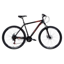 Велосипед ST 29" Discovery RIDER AM DD рама- 2022 Чорно-червоний