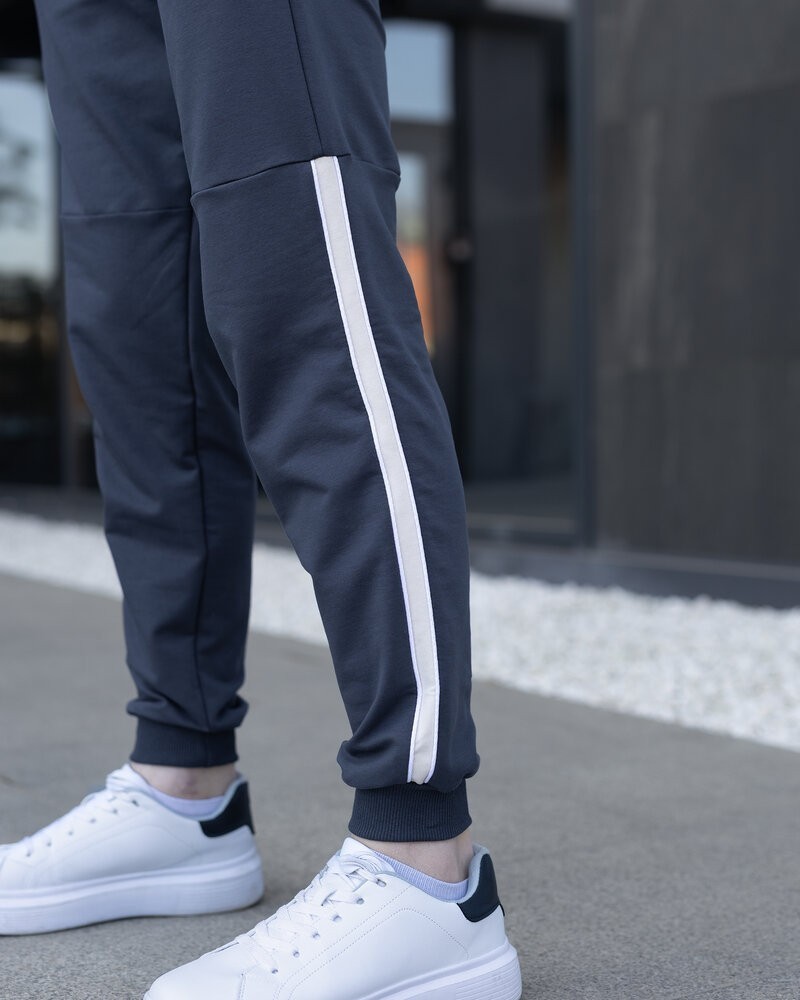 Демісезонний спортивний костюм Pobedov Black moon. Темно-сірий спортивний костюм для чоловіків