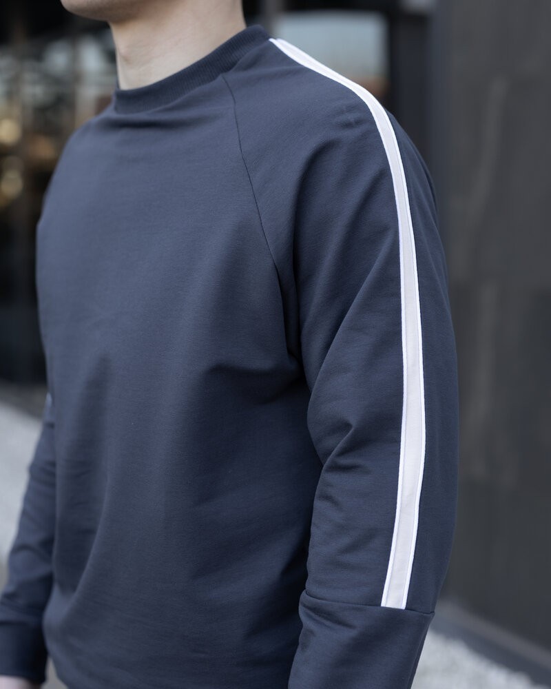 Демисезонный спортивный костюм Pobedov Black Moon. Темно-серый спортивный костюм для мужчин