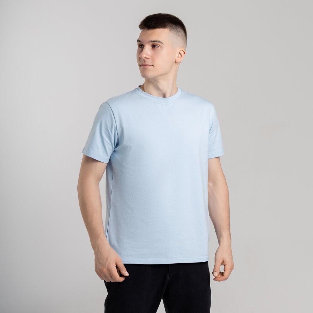 Чоловіча футболка світло-блакитна Pobedov Peremoga, укр, укр