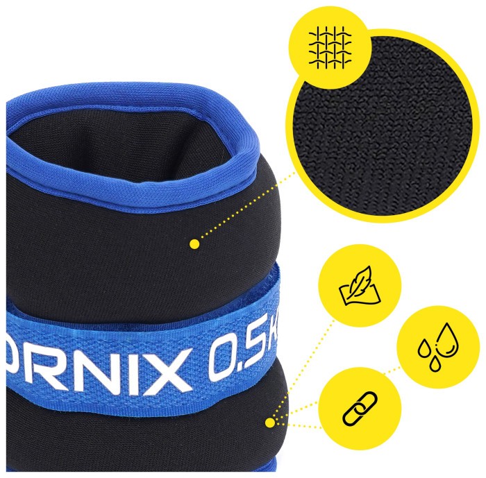 Утяжелители-манжеты для ног и рук Cornix 2 x 0.5 кг XR-0172