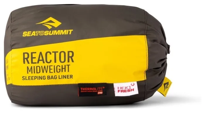 Вкладыш в спальник Sea to Summit Reactor Midweight Liner, Regular 185 см, Beluga