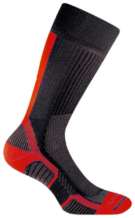 Трекінгові шкарпетки Accapi Trekking Touch Crew, Black/Red, 34-36