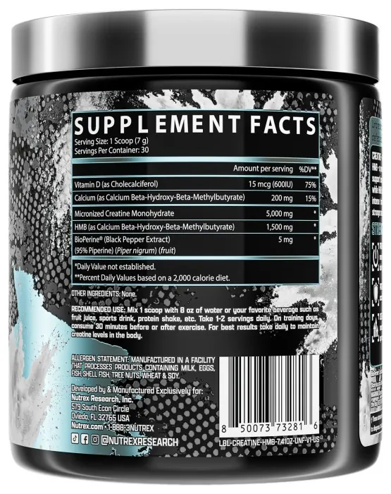 Creatine + HMB - 210g Unflavored