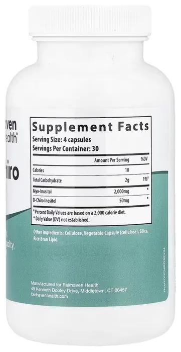 Myo+D-Chiro Inositol - 120 caps