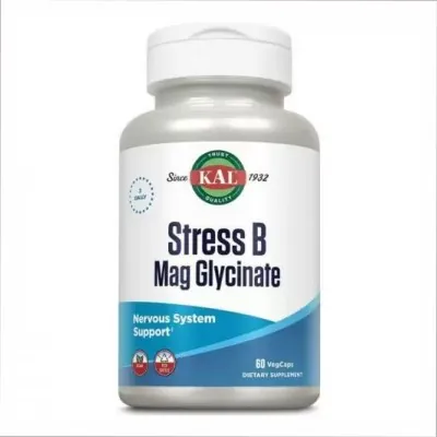 Stress B Magnesium Glycinate - 60 vcaps (Пошкоджена банка)