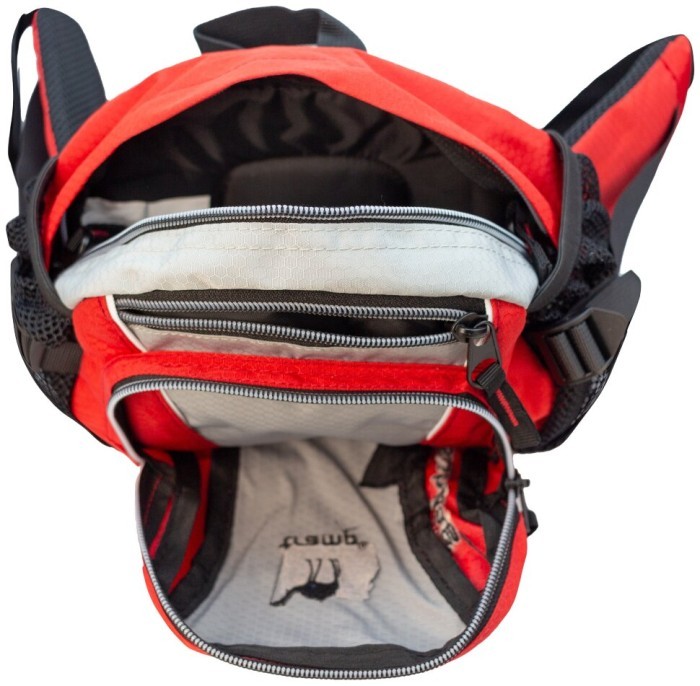 Сумка на пояс Tramp SASHBAG красная/черная