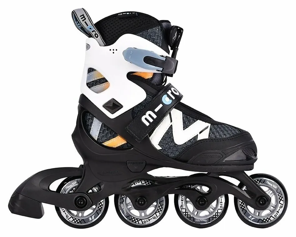 Ролики Micro NEW Shaper Black White (25-28)