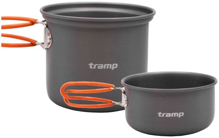 Кастрюля-кружка Tramp анодована з кришкою-сковорідкою 0,75+0,5л UTRC-145 (039), укр, укр