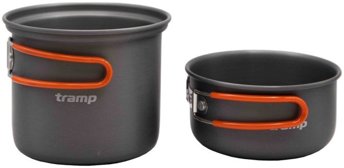 Кастрюля-кружка Tramp анодована з кришкою-сковорідкою 0,75+0,5л UTRC-145 (039), укр, укр