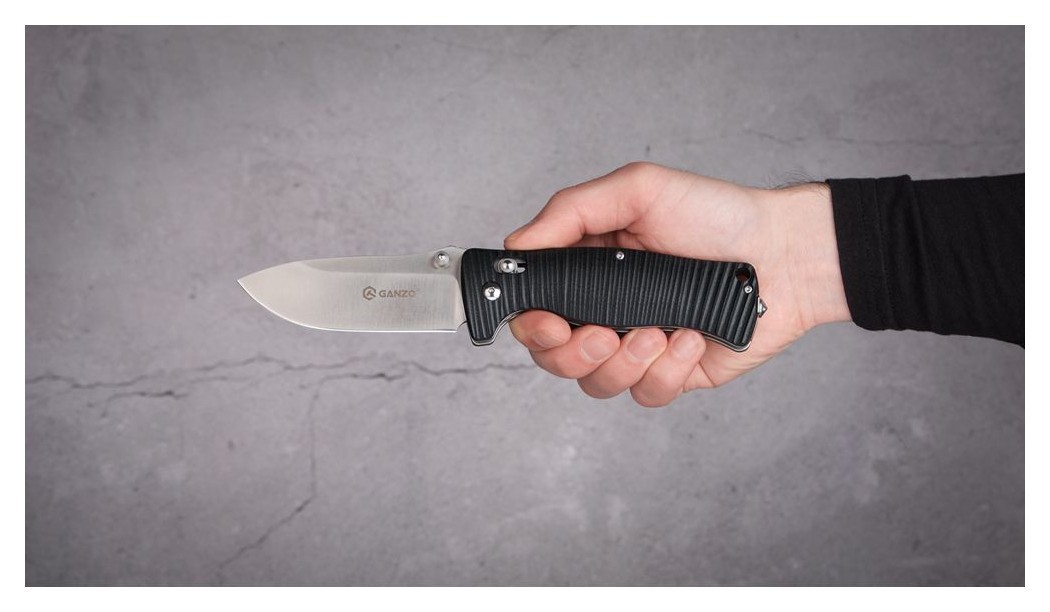 Нож складной Ganzo G720-B черный