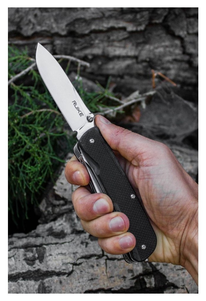 Багатофункціональний ніж Ruike Criterion Collection L51 чорний, укр, укр