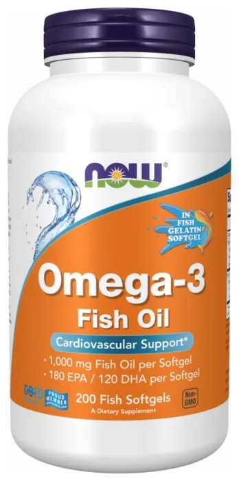 Omega-3 FO 1000mg 180/120 Fish Gelatin - 200 sgels