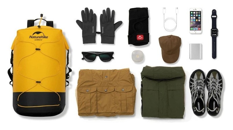 Рюкзак водонепроникний Naturehike NH21FSB04, 30л, бежевий