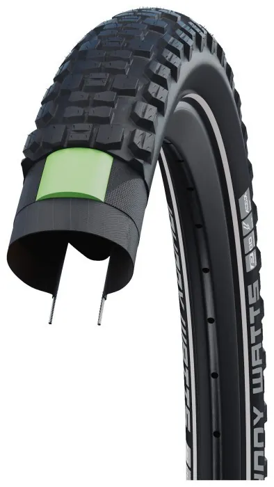 Покрышка 29x2.60 (65-622) Schwalbe JOHNNY WATTS Perf, DD, GreenGuard HS604 ADDIX 67EPI B