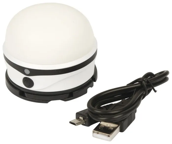 Ліхтар кемпінговий Bo-Camp Kuma Silicone Rechargeable 200 Lumen White/Black (5818808)