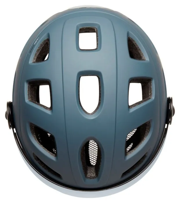 Велошлем Cairn Quartz Visor LED USB grey