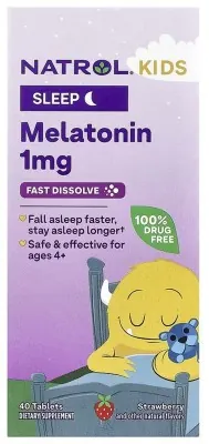 Kids Melatonin 1mg - 40 tabs