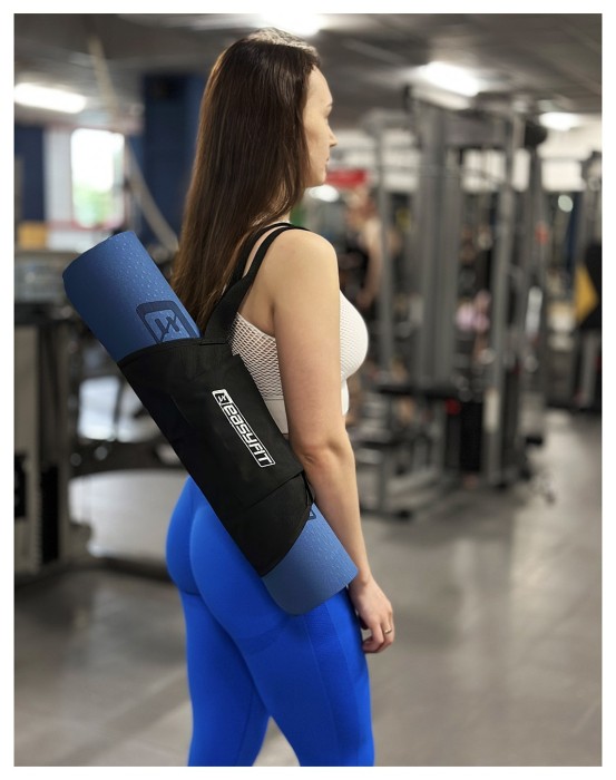 Сумка-переноска EasyFit для йога-коврика Синяя