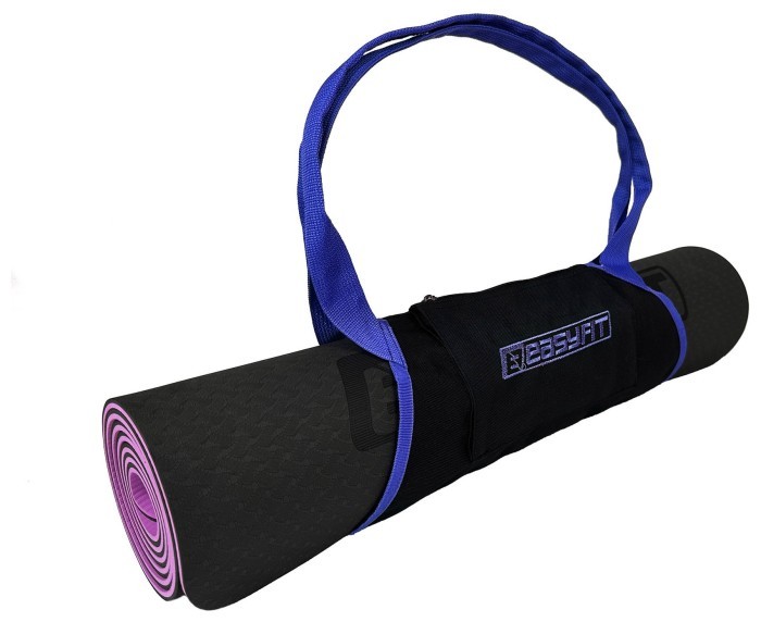 Сумка-переноска EasyFit для йога-коврика Синяя