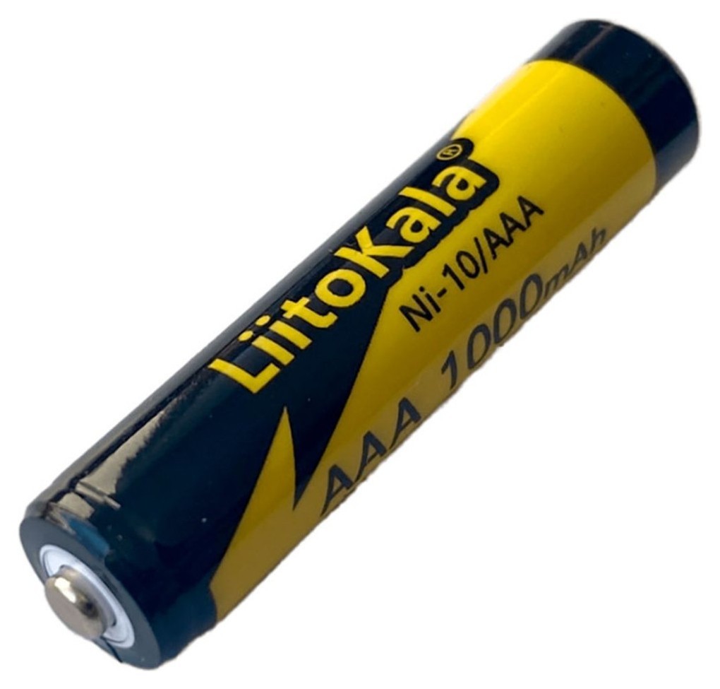 Акумулятор LiitoKala Ni-10/AAA 1.2V AAA 1000mAh battery, укр, укр
