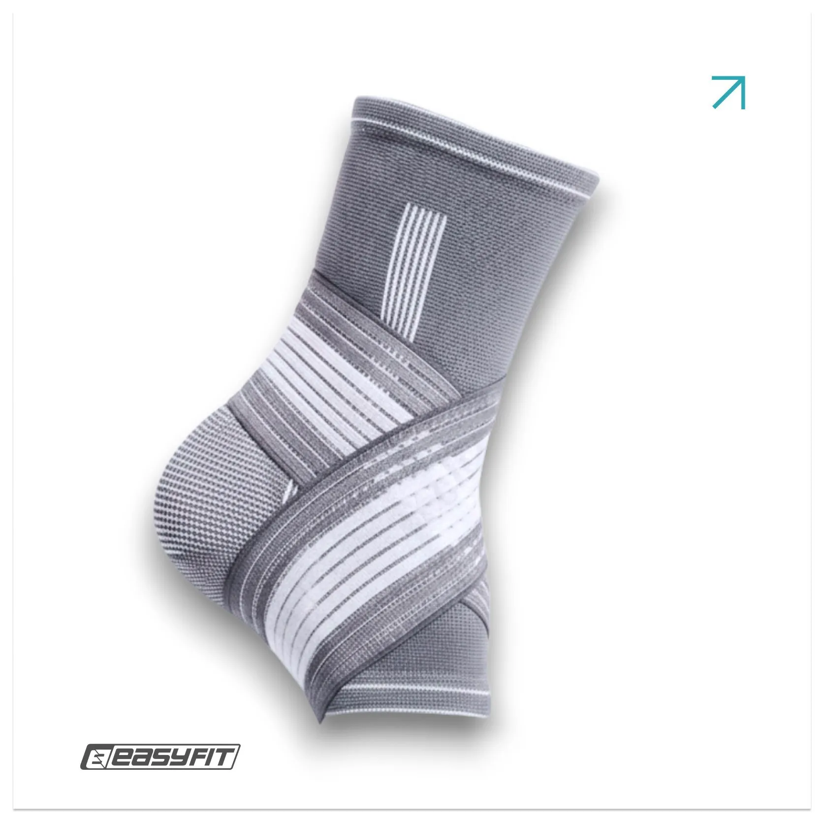 Бандаж для гомілковостопа EasyFit Flex з фіксувальним ременем (L) (EFIT_EF-0084-L)