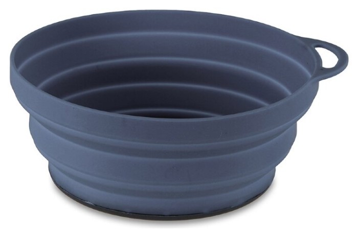 Тарілка Lifeventure Silicone Ellipse Bowl graphite, укр, укр