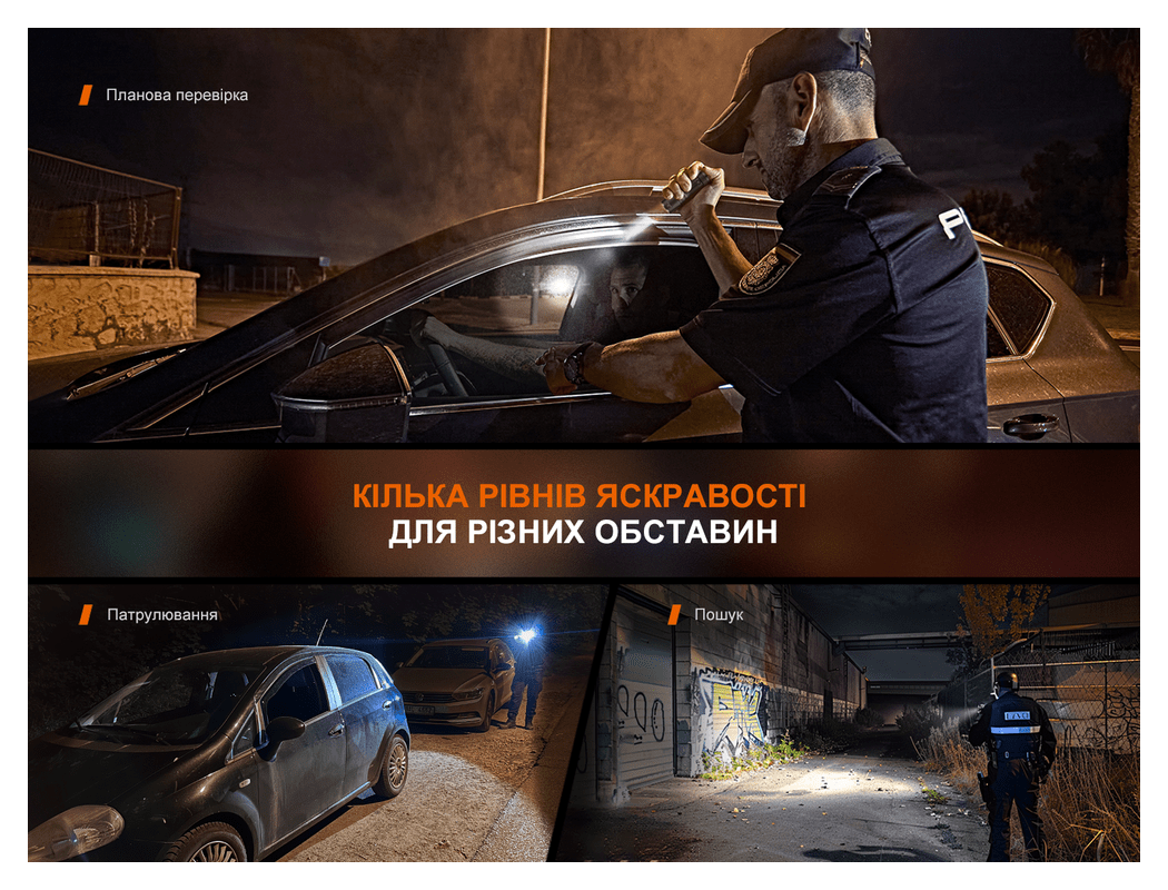 Тактичний ліхтар ручний Fenix TK05R, укр, укр