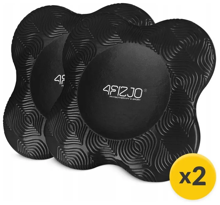 Подставки под колени и локти для йоги 4FIZJO 2 шт Black (P-5907739315335)