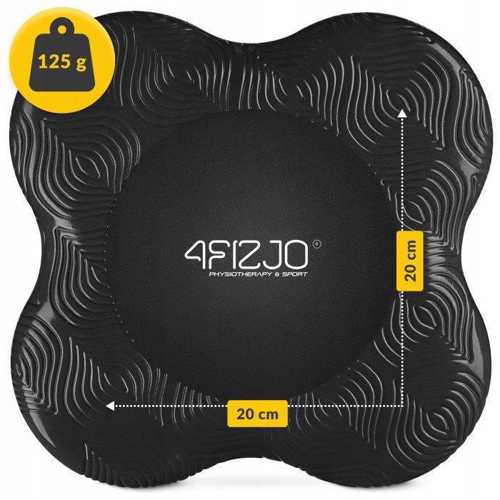 Подставки под колени и локти для йоги 4FIZJO 2 шт Black (P-5907739315335)