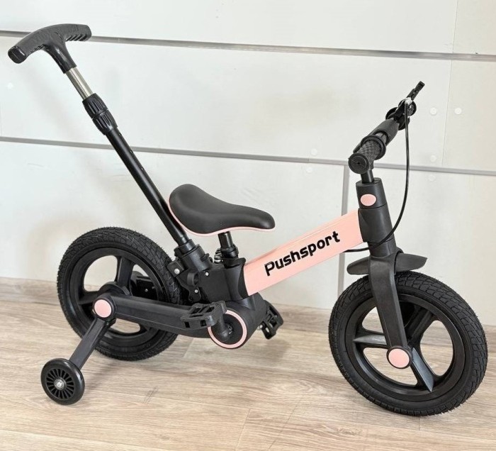 Велосипед PUSH SPORT M10 pink (Рожевий), укр, укр