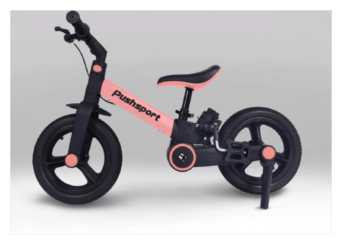 Велосипед PUSH SPORT M10 pink (Рожевий), укр, укр