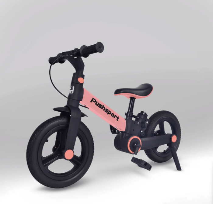 Велосипед PUSH SPORT M10 pink (Рожевий), укр, укр