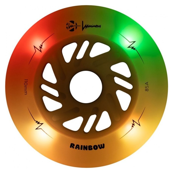 Колеса що світяться FR Skates Luminous Rainbow 110mm 6-pack