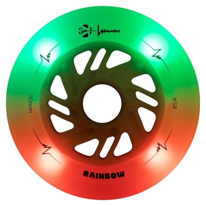 Колеса що світяться FR Skates Luminous Rainbow 110mm 6-pack